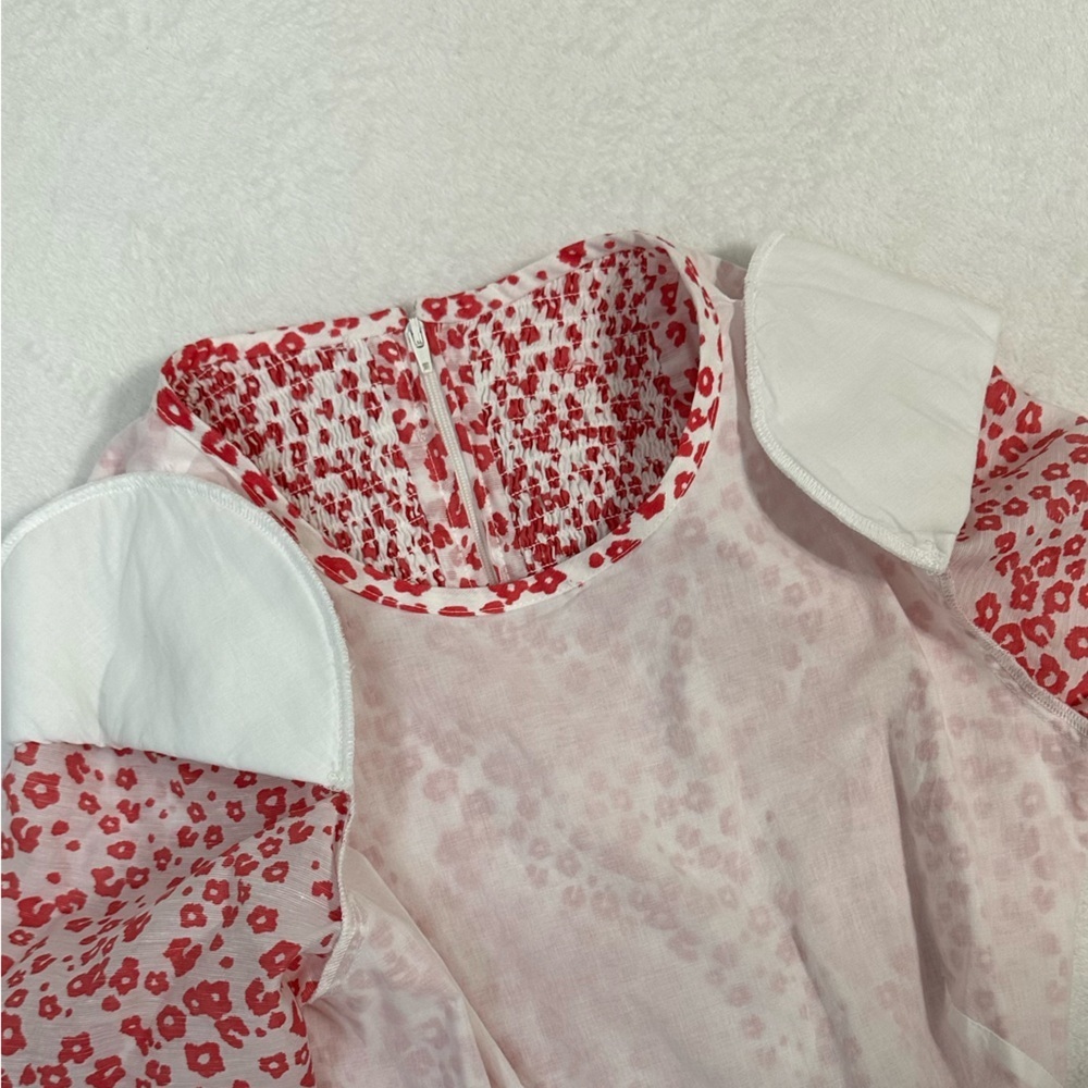 NWOT KEEPSAKE the Label Red and White Casual Floral Sundress Size S - Picture 8 of 16